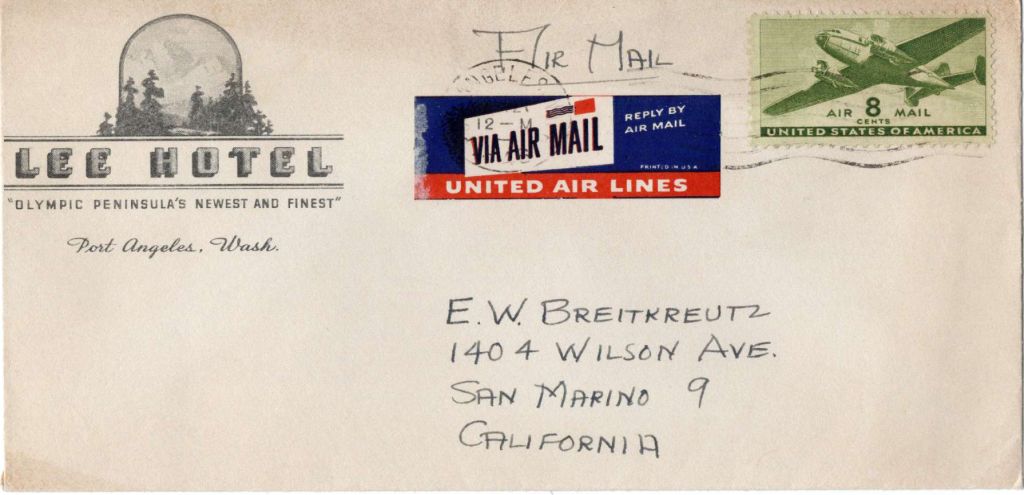 Air Mail Label
